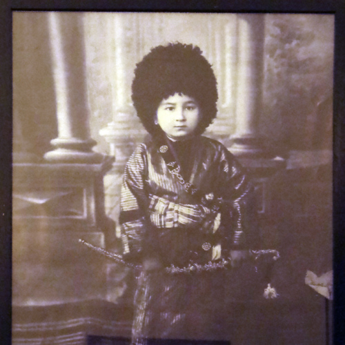 Palais Nurullabay, portrait de la famille royale. Khiva.