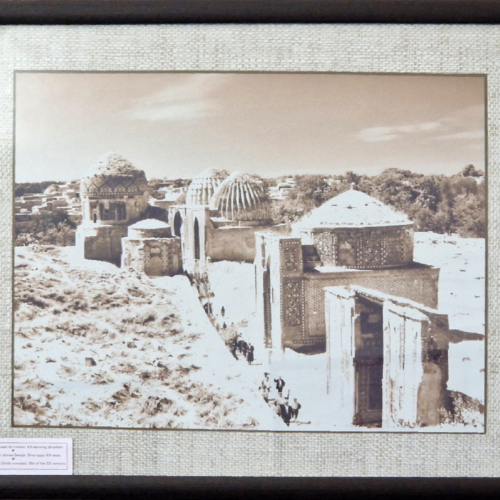 Les ruines avant restauration. Samarcande.
