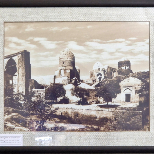 Les ruines avant restauration. Samarcande.
