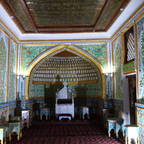 La salle d’audience. Khiva.