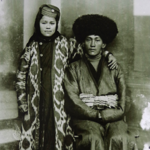 Musée du Tach Khaouli, portraits de la famille royale et leur entourage. Khiva.