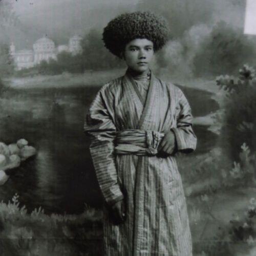 Musée du Tach Khaouli, portraits de la famille royale et leur entourage. Khiva.