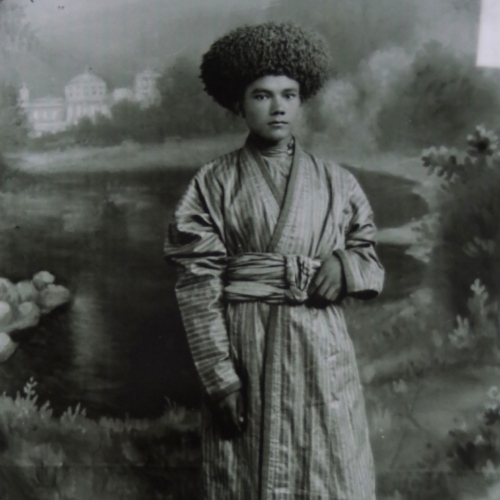 Musée du Tach Khaouli, portraits de la famille royale et leur entourage. Khiva.