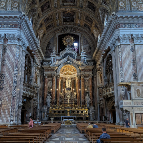 Eglise de Jésus nouveau. Naples
