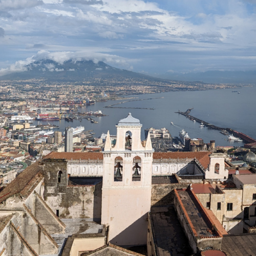 Naples, le Vésuve. Naples
