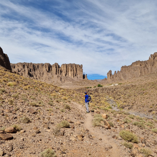 Arrivée sur le plateau. Six jours de trek dans le Djébel Saghro