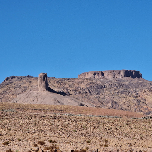 Plateau à 1700 m Six jours de trek dans le Djébel Saghro