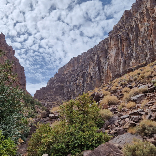 La vallée se rétrécit. Six jours de trek dans le Djébel Saghro