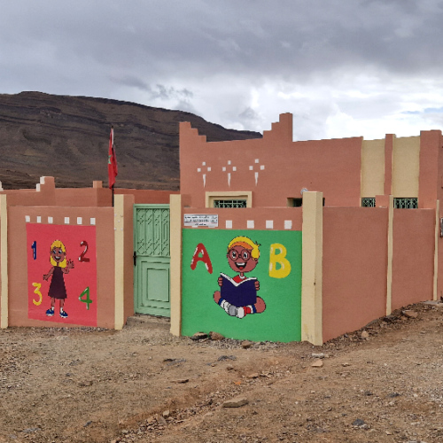Une école maternelle. Six jours de trek dans le Djébel Saghro