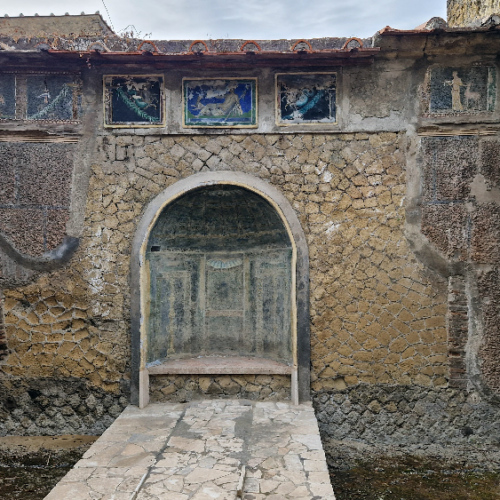L'intérieur d'une villa. Herculanum