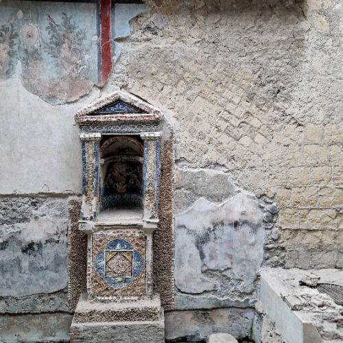 L'intérieur d'une villa. Herculanum