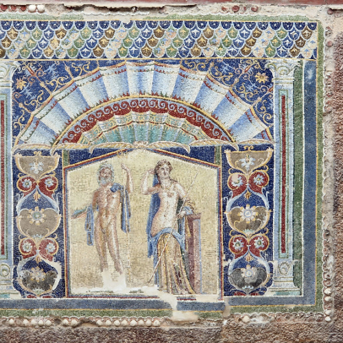 L'intérieur d'une villa. Herculanum