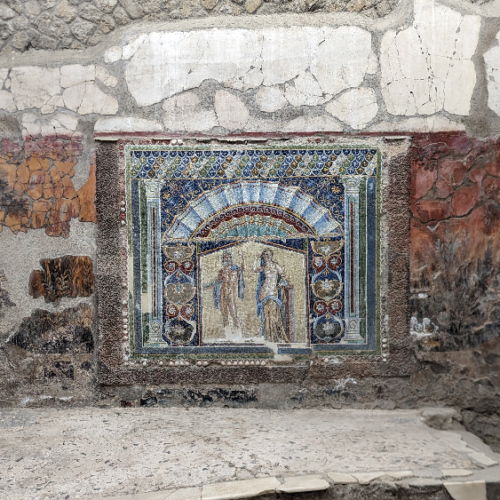 L'intérieur d'une villa. Herculanum