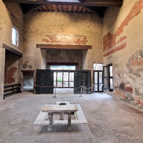 L'intérieur d'une villa. Herculanum
