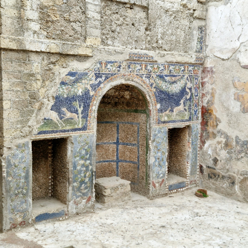 L'intérieur d'une villa. Herculanum