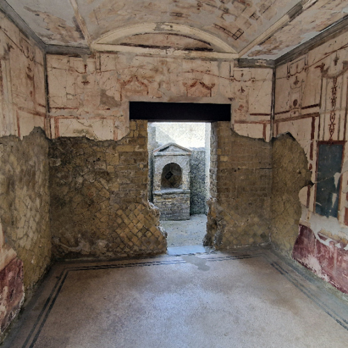 L'intérieur d'une villa. Herculanum