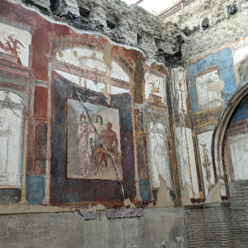 Fresques d'une villa. Herculanum