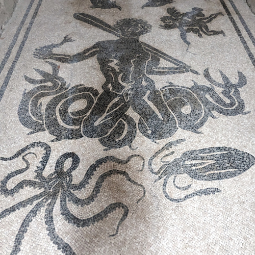 Mosaïque dans les termes. Herculanum