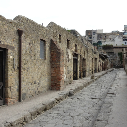 Ruelle pavée. Herculanum