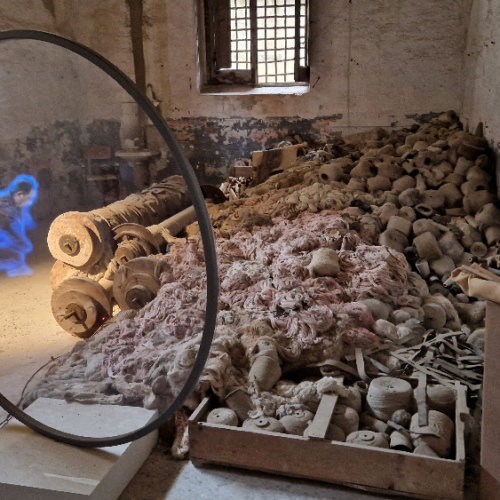 Exposition d'art contemporain au Palazzo d'Avalos. Procida