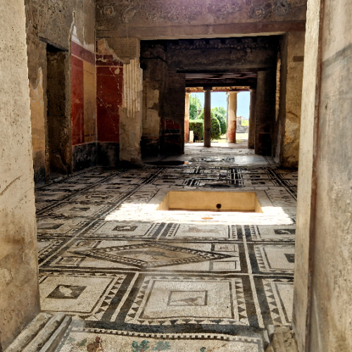 Une villa, la Casa Paquius Proculus. Pompéi