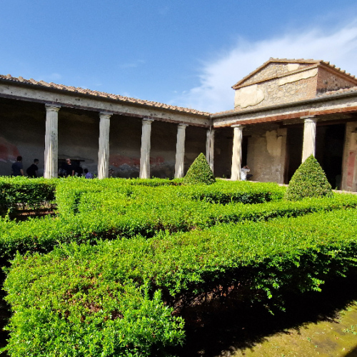 Une villa, la Casa Paquius Proculus. Pompéi