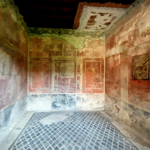 Une villa, la Casa Paquius Proculus. Pompéi