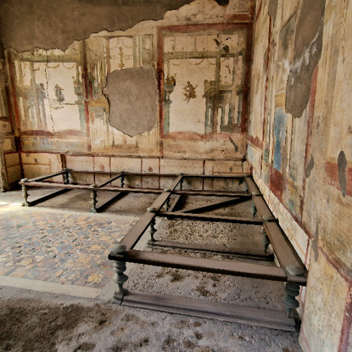 Une villa, la Casa Paquius Proculus. Pompéi