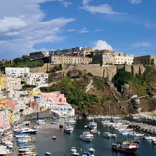 Coricella et le fort. Procida