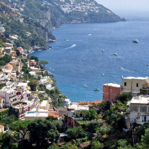 Vue de la corniche. Positano
