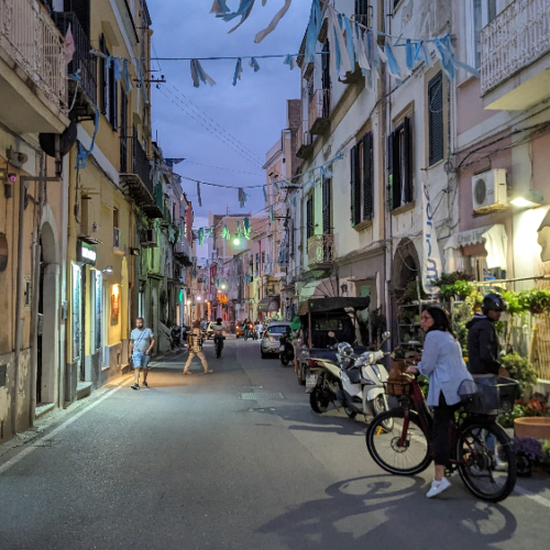 Animation de fin d'après-midi. Procida