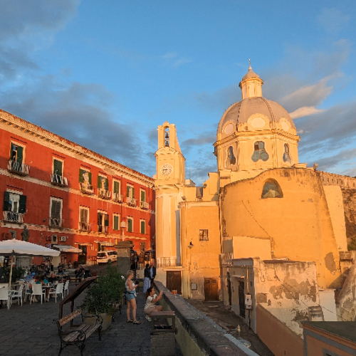 Place de Corricella. Procida