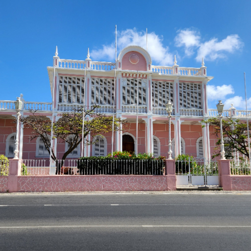 Mindelo, le palais du peuple. Cap Vert, Soa Vicente, Mindelo
