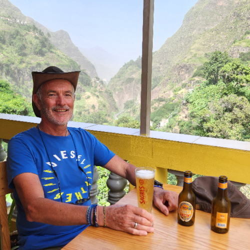 Randonnée hôtel Xoxo. Un petit bar ... ouvert ! Cap Vert Santo Antao Hotel Xoxo