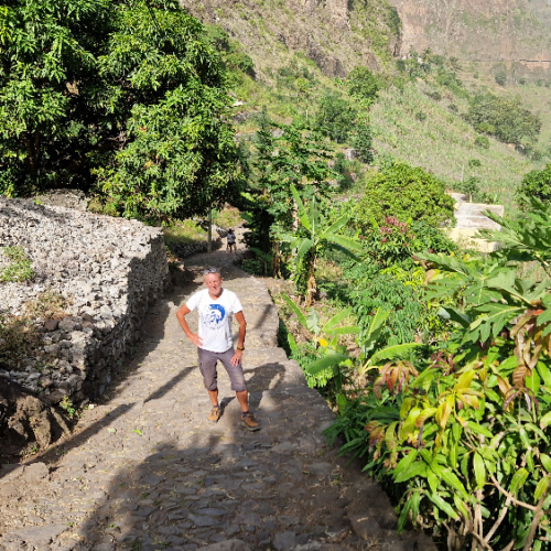 Randonnée hôtel Xoxo, soit ça grimpe, soit ça descend, rien de plat ! Cap Vert Santo Antao Hotel Xoxo
