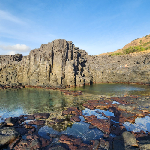 Piscine naturelle à Ribiera Prata. Cap Vert Ribiera Prata