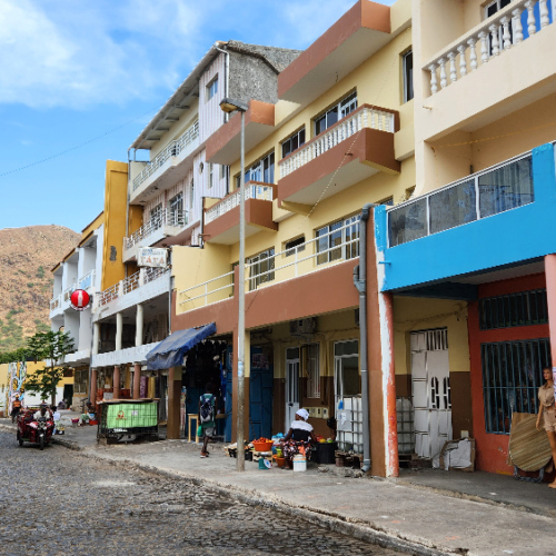 Rue de Tarrafal. Cap Vert Santiago Tarrafal