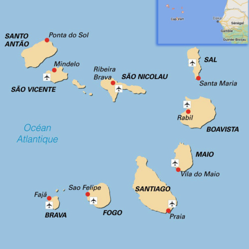 Carte du Cap Vert
