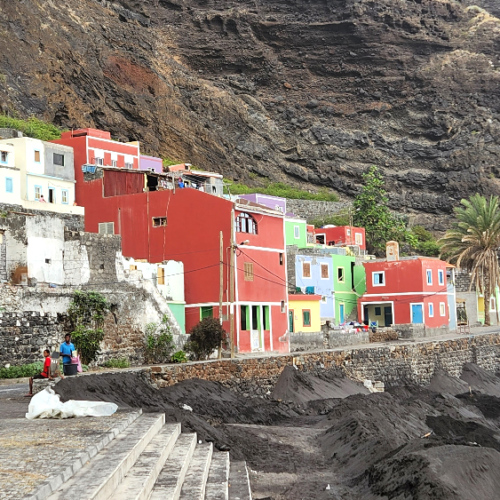 Janela, petit village sur notre route. Cap Vert Santo Antao