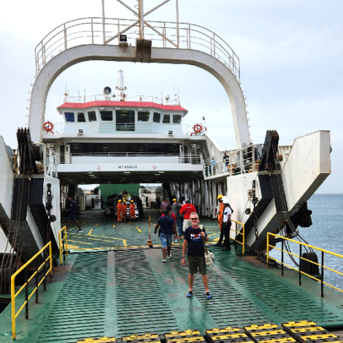 Ferry de retour sur Sao Vicente. Cap Vert Santo Antao