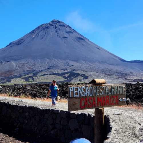 Retour à la pension Mariza. Cap Vert, Pico Pequeno.