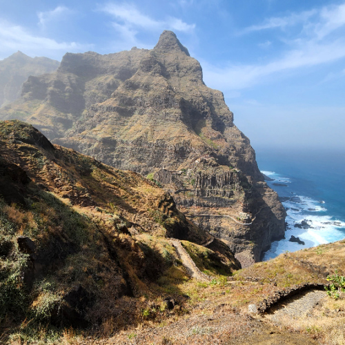 Nous poursuivons notre chemin en direction de Cruzinha. Cap Vert Santo Antao