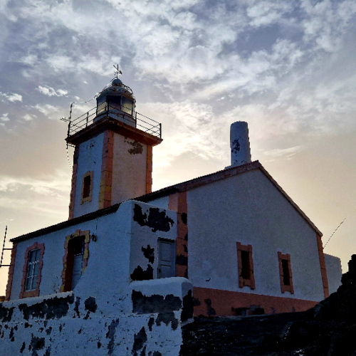 Phare d'Amelia. Cap Vert, Sao Vicente.
