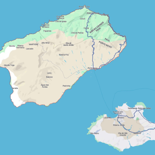 Îles de Santo Antao et Sao Vicente. Cap Vert Santo Antao