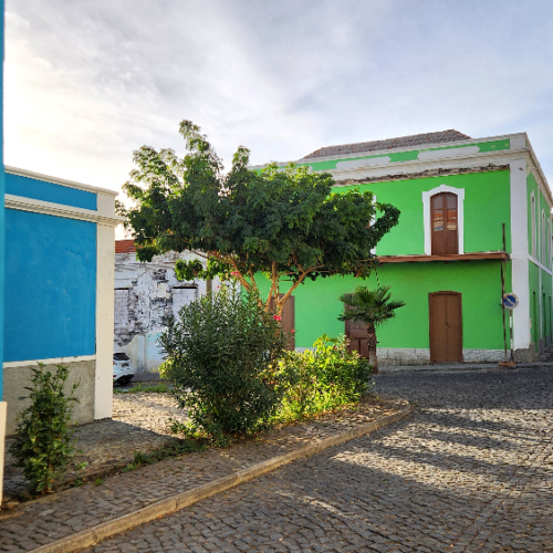 Balade dans les rues de Sao Filipe. Cap Vert, Sao Filipe.