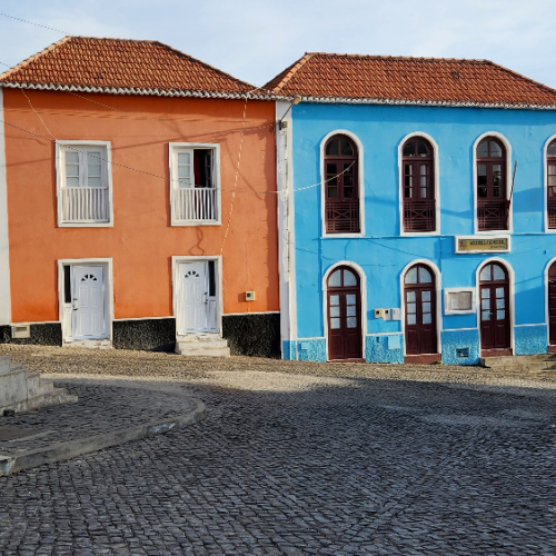 Balade dans les rues de Sao Filipe. Cap Vert, Sao Filipe.