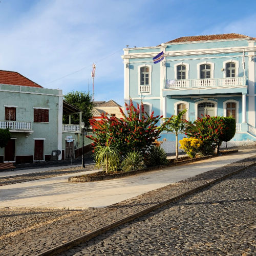 Balade dans les rues de Sao Filipe. Cap Vert, Sao Filipe.