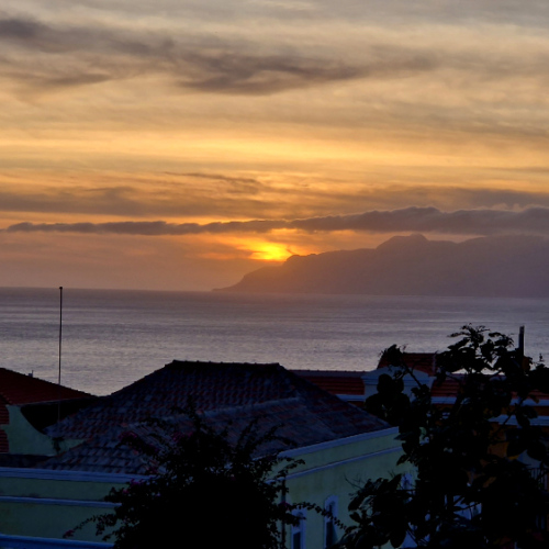Balade dans les rues de Sao Filipe. Cap Vert, Sao Filipe.
