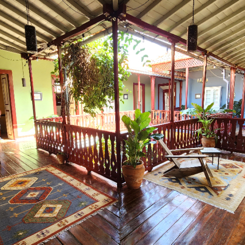 Casa Colonial Fogo à Sao Filipe. Cap Vert, Fogo, Sao Filipe.