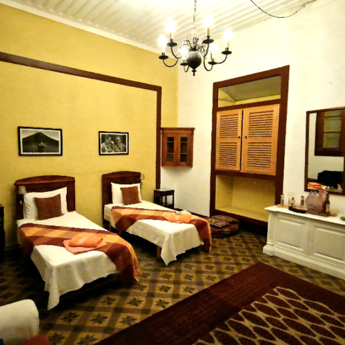 Casa Colonial Fogo à Sao Filipe. Cap Vert, Fogo, Sao Filipe.